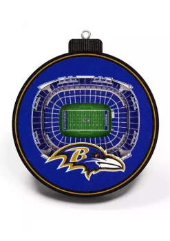 Best Pirce 👏 NFL Baltimore Ravens 3D StadiumView Ornament - M&T Bank Stadium by You The Fan 🤩 -You The Fan Sales Belk 153