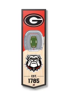 Top 10 🔥 NCAA Georgia Bulldogs 3D Stadium Banner-6x19 by You The Fan 😉 -You The Fan Sales Belk 1530