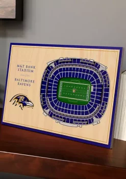 New ⭐ NFL Baltimore Ravens 3D StadiumViews Desktop Display - M&T Bank Stadium by You The Fan 👏