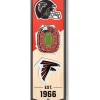 Buy 💯 NFL Atlanta Falcons 3D Stadium Banner-6x19 by You The Fan ✔️ -You The Fan Sales Belk 1541
