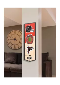 Buy 💯 NFL Atlanta Falcons 3D Stadium Banner-6x19 by You The Fan ✔️ -You The Fan Sales Belk 1542