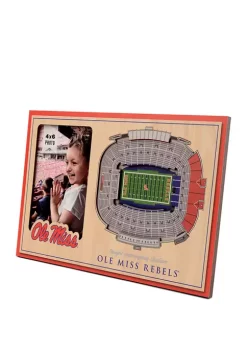 Best reviews of 💯 Ole Miss Rebels NCAA Mississippi Rebels 3D StadiumViews Picture Frame - Vaught Hemingway Stadium by You The Fan 😍 -You The Fan Sales Belk 1546