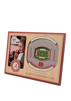 Best Sale 🧨 NCAA Alabama Crimson Tide 3D StadiumViews Picture Frame - Bryant-Denny Stadium by You The Fan 🥰