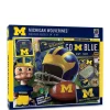 Discount 🔥 NCAA Michigan Wolverines Retro Series Puzzle - 500 Pieces by You The Fan 🔔 -You The Fan Sales Belk 1553