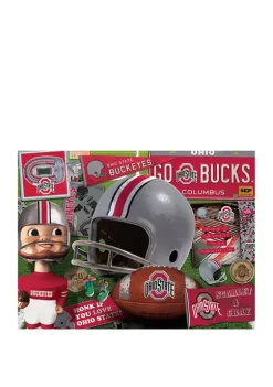 Buy 🌟 NCAA Ohio State Buckeyes Retro Series Puzzle - 500 Pieces by You The Fan 🔥 -You The Fan Sales Belk 1559