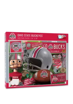 Buy 🌟 NCAA Ohio State Buckeyes Retro Series Puzzle - 500 Pieces by You The Fan 🔥 -You The Fan Sales Belk 1560