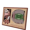 Cheapest 🥰 NCAA Mississippi State Bulldogs 3D StadiumViews Picture Frame - Davis Wade Stadium at Scott Field by You The Fan 😍 -You The Fan Sales Belk 1577
