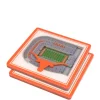Discount ✨ NCAA Texas Longhorns 3D StadiumViews Set of 2 Coasters - Darrell K Royal–Texas Memorial Stadium by You The Fan 🥰 -You The Fan Sales Belk 1581