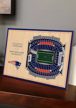 Deals 🔔 NFL New England Patriots 3D StadiumViews Desktop Display - Gillette Stadium by You The Fan 🎉