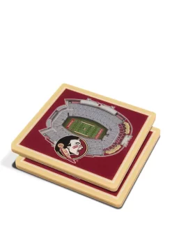 Cheap ✔️ NCAA Florida State Seminoles 3D StadiumViews 2 Pack Coaster Set - Doak Campbell Stadium by You The Fan 😍
