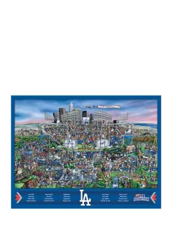 Hot Sale ❤️ MLB Los Angeles Dodgers Joe Journeyman Puzzle by You The Fan 💯 -You The Fan Sales Belk 1607