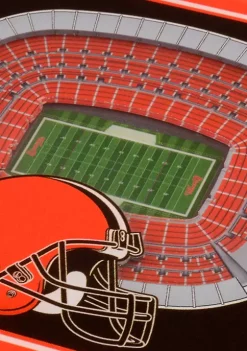 Brand new 😉 NFL Cleveland Browns 3D StadiumViews Set of 2 Coasters - FirstEnergy Stadium by You The Fan 😀 -You The Fan Sales Belk 1623