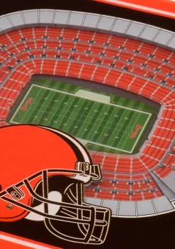 Brand new 😉 NFL Cleveland Browns 3D StadiumViews Set of 2 Coasters - FirstEnergy Stadium by You The Fan 😀 -You The Fan Sales Belk 1624