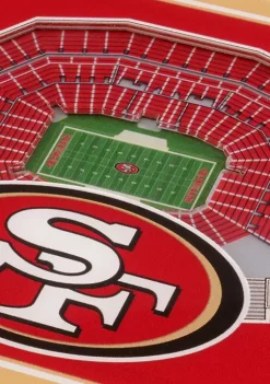 Best Sale 🥰 NFL San Francisco 49ers 3D StadiumViews Set of 2 Coasters - Levi's Stadium by You The Fan 🔔 -You The Fan Sales Belk 1631