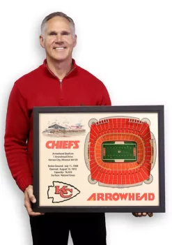 Buy 🎉 NFL Kansas City Chiefs 25-Layer StadiumViews 3D Wall Art - Arrowhead Stadium by You The Fan ✨ -You The Fan Sales Belk 1647