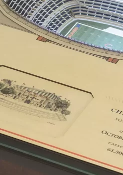 Wholesale 😉 NFL Chicago Bears 25 Layer StadiumViews Lighted End Table - Soldier Field by You The Fan ✨ -You The Fan Sales Belk 1664