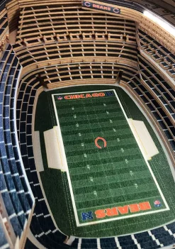 Wholesale 😉 NFL Chicago Bears 25 Layer StadiumViews Lighted End Table - Soldier Field by You The Fan ✨ -You The Fan Sales Belk 1665
