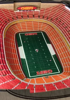 Top 10 ✔️ NFL Kansas City Chiefs 25-Layer StadiumViews Lighted End Table - Arrowhead Stadium by You The Fan 🥰 -You The Fan Sales Belk 1677