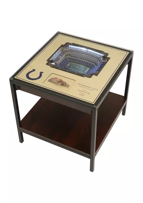Cheapest 🤩 NFL Indianapolis Colts 25 Layer StadiumViews Lighted End Table - Lucus Oil Stadium by You The Fan ✔️ 3 Cheapest 🤩 NFL Indianapolis Colts 25 Layer StadiumViews Lighted End Table - Lucus Oil Stadium by You The Fan ✔️