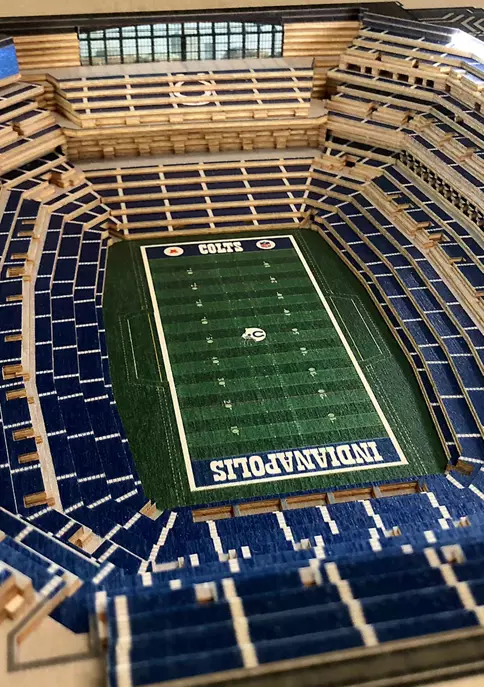 Cheapest 🤩 NFL Indianapolis Colts 25 Layer StadiumViews Lighted End Table - Lucus Oil Stadium by You The Fan ✔️ 4 Cheapest 🤩 NFL Indianapolis Colts 25 Layer StadiumViews Lighted End Table - Lucus Oil Stadium by You The Fan ✔️ - Image 2