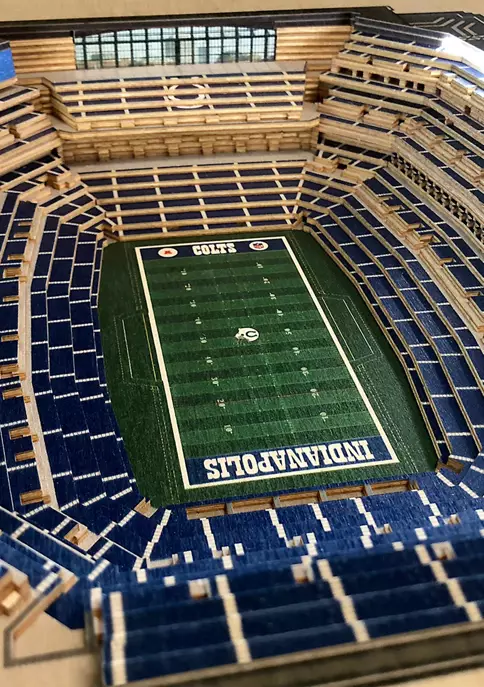 Cheapest 🤩 NFL Indianapolis Colts 25 Layer StadiumViews Lighted End Table - Lucus Oil Stadium by You The Fan ✔️ 6 Cheapest 🤩 NFL Indianapolis Colts 25 Layer StadiumViews Lighted End Table - Lucus Oil Stadium by You The Fan ✔️ - Image 4
