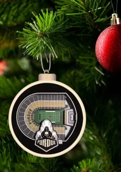 Promo ⌛ NCAA Purdue Boilermakers 3D StadiumView Ornament - Ross-Ade Stadium by You The Fan 🔔 -You The Fan Sales Belk 169