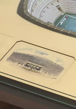 Top 10 🤩 NFL New York Jets 25 Layer StadiumViews Lighted End Table - MetLife Stadium by You The Fan ✔️ -You The Fan Sales Belk 1694