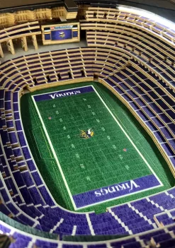Top 10 ✨ NFL Minnesota Vikings 25 Layer StadiumViews Lighted End Table - U.S. Bank Stadium by You The Fan 🌟 -You The Fan Sales Belk 1701