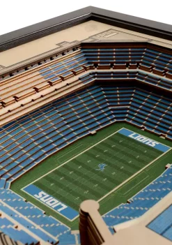 Buy 💯 NFL Detroit Lions 25-Layer StadiumViews 3D Wall Art - Ford Field by You The Fan 😀 -You The Fan Sales Belk 1706