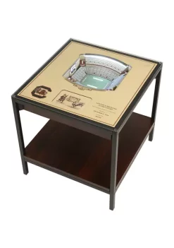 Outlet 🔥 NCAA South Carolina Gamecocks 25-Layer StadiumViews End Table - Williams-Brice Stadium by You The Fan ✨
