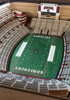 Outlet 🔥 NCAA South Carolina Gamecocks 25-Layer StadiumViews End Table - Williams-Brice Stadium by You The Fan ✨ -You The Fan Sales Belk 1714