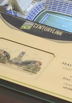 New 😀 NFL Seattle Seahawks 25 Layer StadiumViews Lighted End Table - CenturyLink Field by You The Fan 😍 -You The Fan Sales Belk 1726