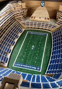 New 😀 NFL Seattle Seahawks 25 Layer StadiumViews Lighted End Table - CenturyLink Field by You The Fan 😍 -You The Fan Sales Belk 1727