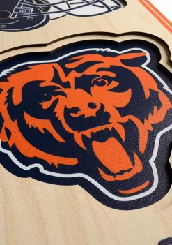 Wholesale 🛒 NFL Chicago Bears 3D Stadium Banner-8x32 by You The Fan 🔔 -You The Fan Sales Belk 1732