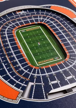 Discount ✔️ NFL Denver Broncos 3D Stadium Banner-8x32 by You The Fan 🧨 -You The Fan Sales Belk 1736