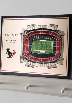 Discount 🛒 NFL Houston Texans 5-Layer StadiumViews 3D Wall Art - NRG Stadium by You The Fan 👍