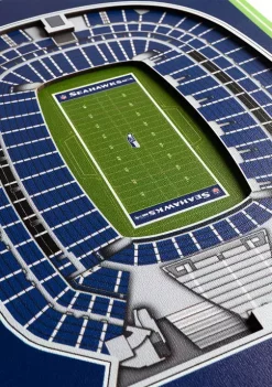 Discount ❤️ NFL Seattle Seahawks 3D Stadium Banner-8x32 by You The Fan 💯 -You The Fan Sales Belk 1751