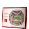 Best Sale ✔️ NCAA Nebraska Cornhuskers 5-Layer Stadium Views 3D Wall Art - Memorial Stadium by You The Fan 🎉 -You The Fan Sales Belk 1761