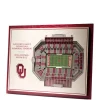 Cheap 😀 NCAA Oklahoma Sooners 5-Layer Stadium Views 3D Wall Art - Gaylord Family Oklahoma Memorial Stadium by You The Fan 🤩 -You The Fan Sales Belk 1764