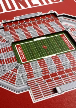 Hot Sale 🧨 NCAA Oklahoma Sooners 3D Stadium Banner-8x32 by You The Fan 🔔 -You The Fan Sales Belk 1772