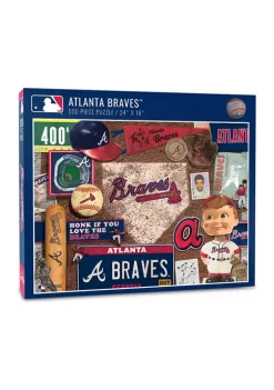 Cheapest 🤩 MLB Atlanta Braves Retro Series Puzzle - 500 Pieces by You The Fan ✔️ -You The Fan Sales Belk 178