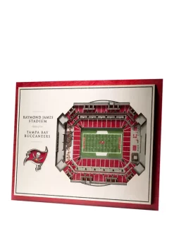 Hot Sale ❤️ NFL Tampa Bay Buccaneers 5-Layer StadiumViews 3D Wall Art - Raymond James Stadium by You The Fan ⭐ -You The Fan Sales Belk 1784