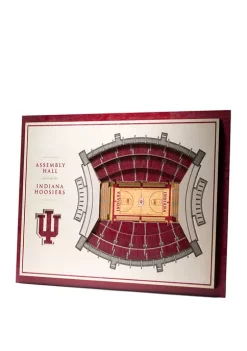 Top 10 🔔 NCAA Indiana Hoosiers 5-Layer Stadium Views 3D Wall Art - Assembly Hall by You The Fan 🎁