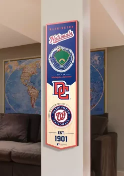 Wholesale 🧨 MLB Washington Nationals 3D Stadium Banner-8x32 by You The Fan 🎁 -You The Fan Sales Belk 1791