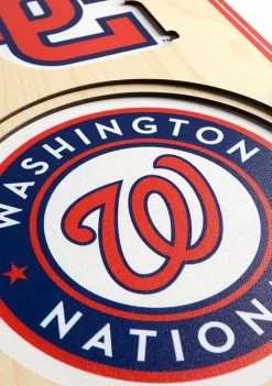 Wholesale 🧨 MLB Washington Nationals 3D Stadium Banner-8x32 by You The Fan 🎁 -You The Fan Sales Belk 1793
