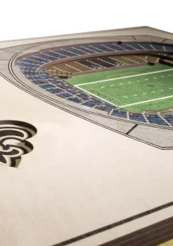 Discount ✨ NFL New Orleans Saints 5-Layer StadiumViews 3D Wall Art - Mercedes-Benz Superdome by You The Fan 🎁 -You The Fan Sales Belk 1799