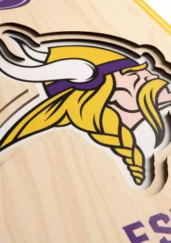 Promo ⌛ NFL Minnesota Vikings 3D Stadium Banner-8x32 by You The Fan ✔️ -You The Fan Sales Belk 1823