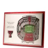 Top 10 🛒 NCAA Texas Tech Red Raiders 5 Layer StadiumViews 3D Jones AT&T Stadium Wall Art by You The Fan 💯 -You The Fan Sales Belk 1829