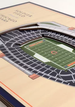 Cheap 🔥 NFL Chicago Bears 3D StadiumViews Desktop Display - Soldier Field by You The Fan 🔥 -You The Fan Sales Belk 1869