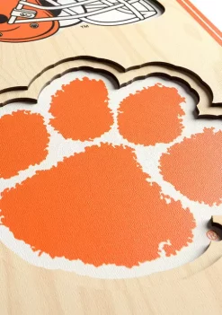 Outlet 😀 NCAA Clemson Tigers 3D Stadium Banner-8x32 by You The Fan 💯 -You The Fan Sales Belk 1877